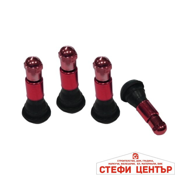 Вентили за гума 4 БР/К-Т Червен