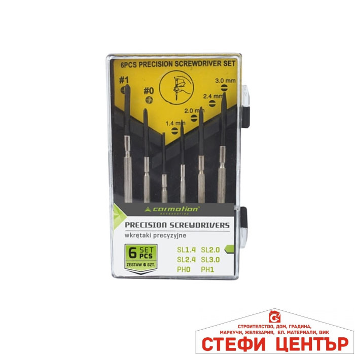 Отвертки Прецизни 6бр в к-т - 86194 - Image 3