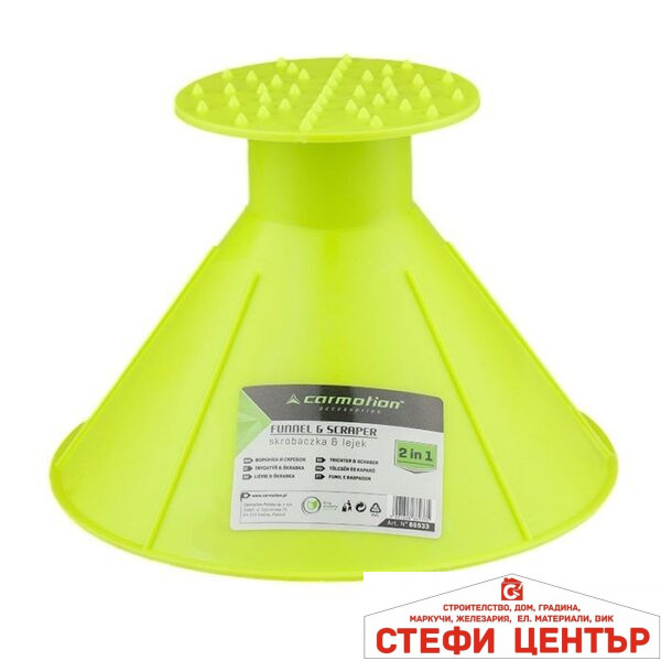 Стъргалка за лед и фуния 86933