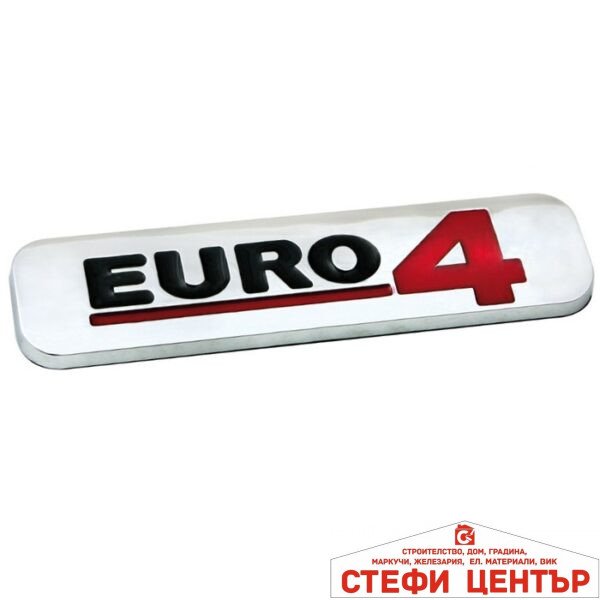 Емблема Euro 4 - 100x25мм