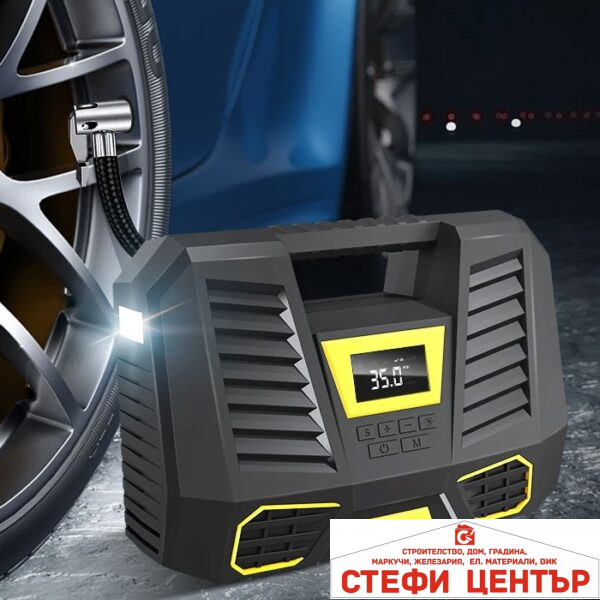 Компресор дигитален за гуми 12V - 1808-1