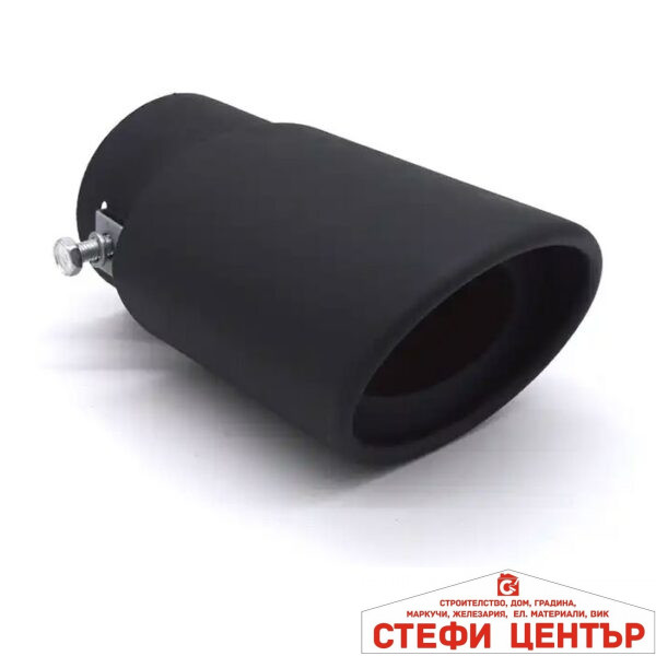 Накрайник за ауспух MT-5 - черен мат