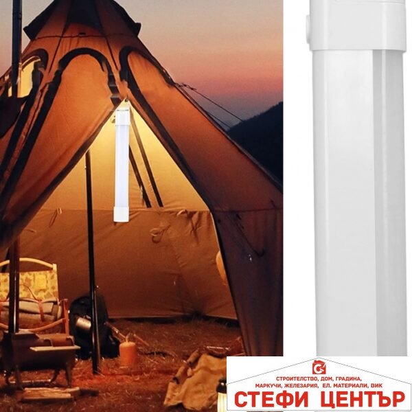 Лампа интериорна със солар 17см