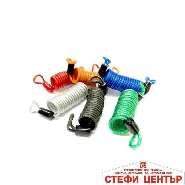 КАБЕЛ - СПИРАЛА PA625 1 МЕТЪР - 6 ЦВЯТА