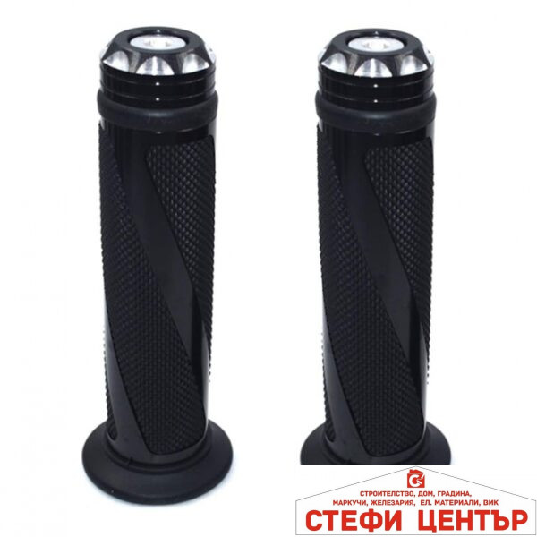 Дръжки за мотоциклет - PA557 - Черни - 2 БР/К-Т