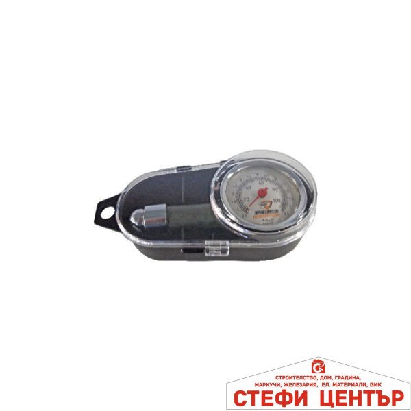 Манометър за гуми метален-442