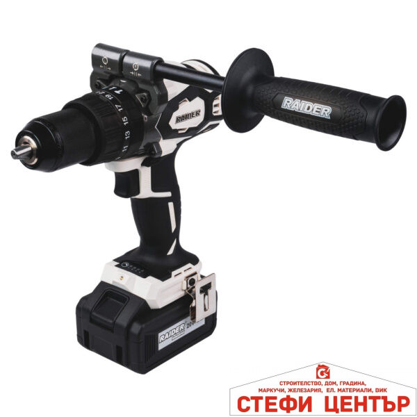 Бормашина ударна безч. 20V 2-ск. 4Ah 155Nm куфар RDI-CDB03W