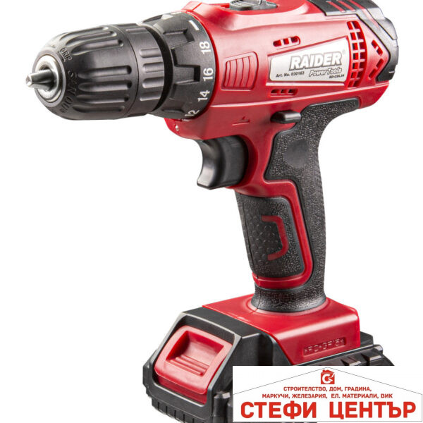 Бормашина акум. 12V 2-ск. 2x1.5Ah 24Nm RAIDER RD-CDL34
