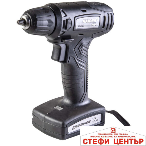 Бормашина акум. Li-ion 12V 1.5Ah 26Nm RAIDER PRO RDP-CDL30 Black