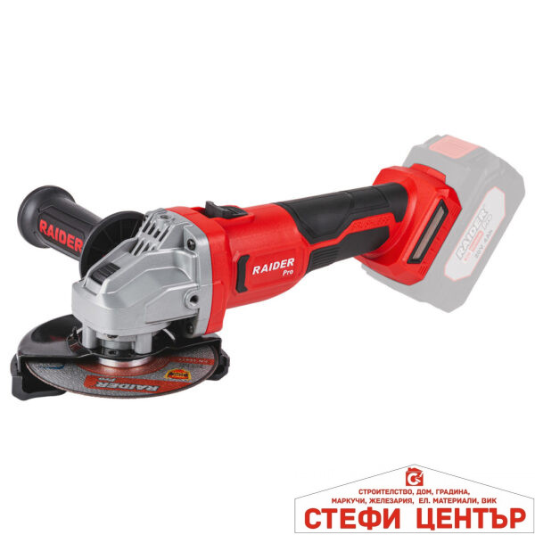 R20 Ъглошлайф акум. безчетков Ø125mm Solo RAIDER PRO RDP-PBAG20