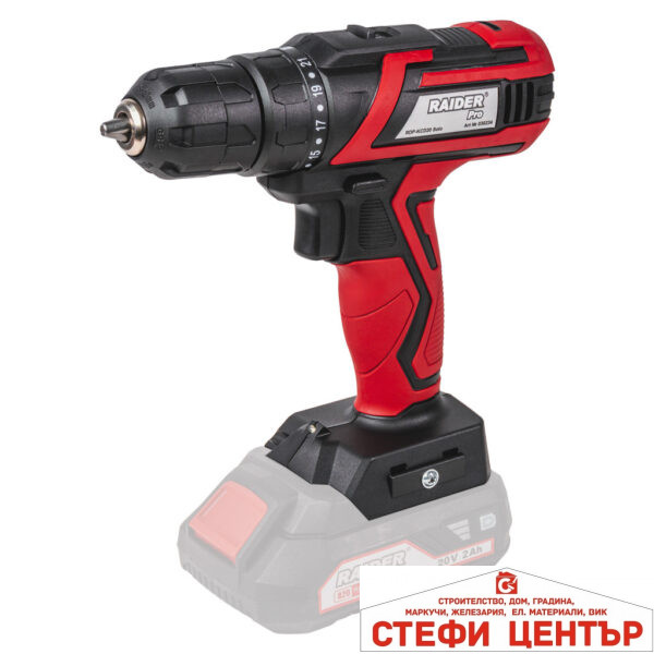 R20 Бормашина 2-ск. 10mm 44Nm Solo RAIDER PRO RDP-KCD20