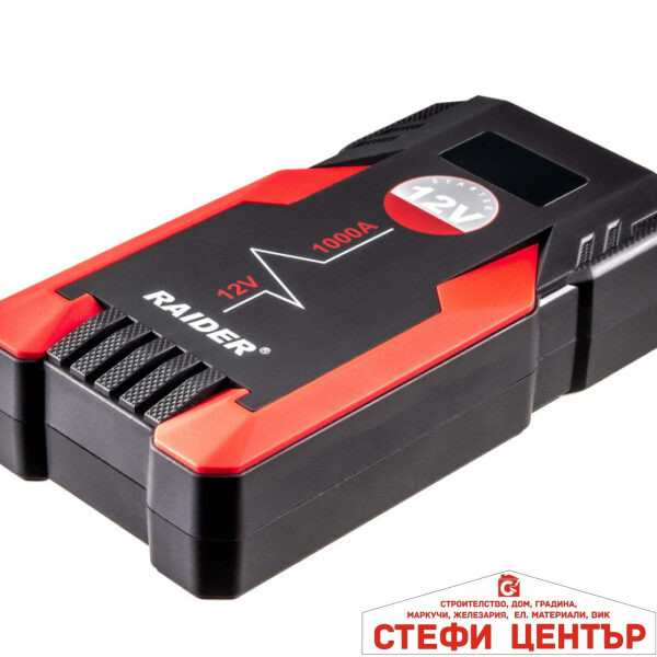 Зарядно стартерна батерия 8Ah 450A LED лампа RAIDER RD-JBC16