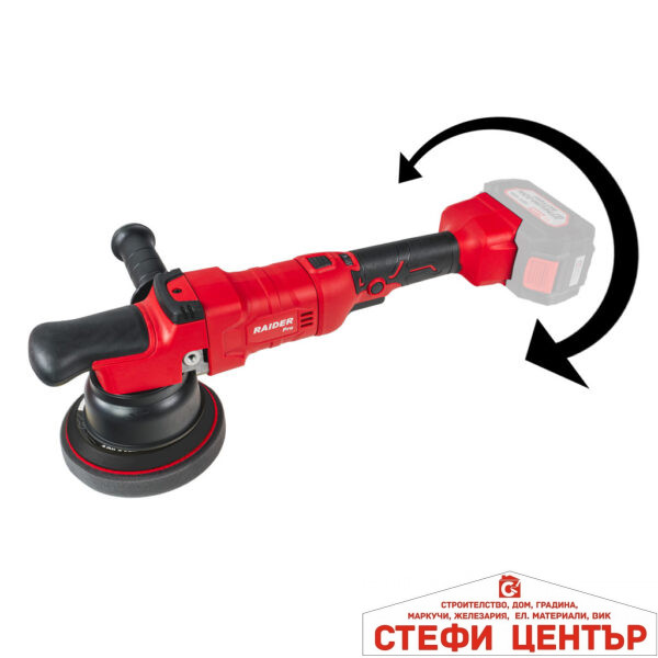 R20 Полирмашина безчеткова Dual Action Ø125mm Solo RAIDER PRO RDP-JPC20