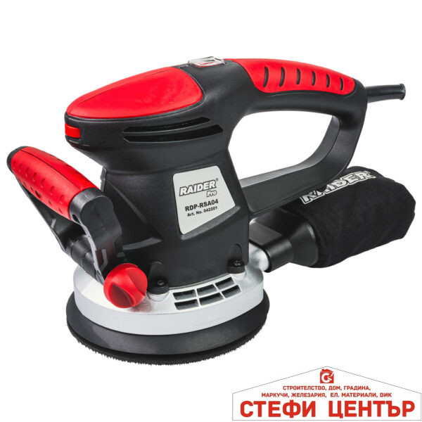 Ексцентършлайф 380W ø150mm рег. обор. RAIDER PRO RDP-RSA04