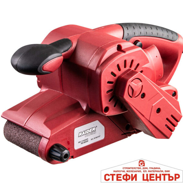 Шлайф лентов 800W 75х457mm RAIDER RD-BS09