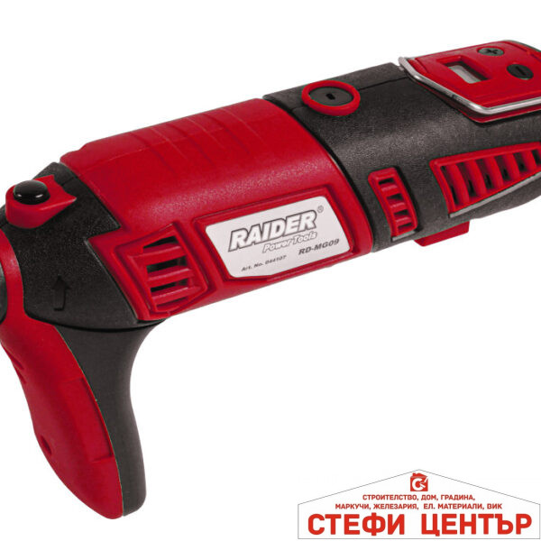 Шлифовалка права 170W LCD с жило и стойка RAIDER RD-MG09
