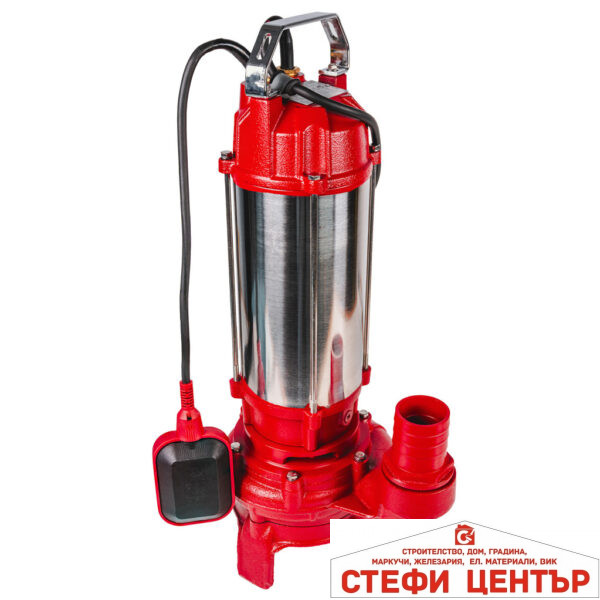 Помпа водна мръсна вода 1100W2"230L/min15m нож INOX RAIDER RD-NWP88
