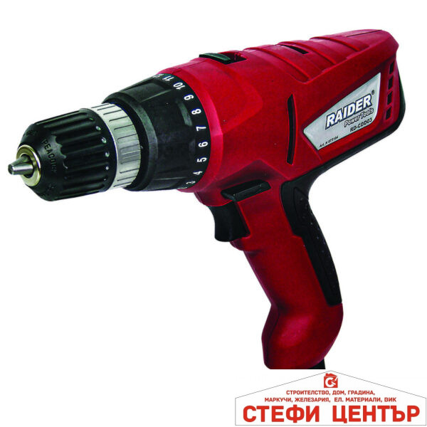 Винтоверт електрически 300W 2-ск. RAIDER RD-CDD03