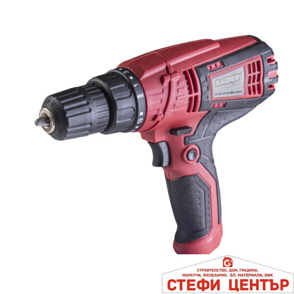 Винтоверт електрически 400W RAIDER RD-CDD07