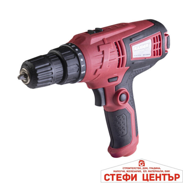 Винтоверт електрически 400W 2ск RAIDER RD-CDD08