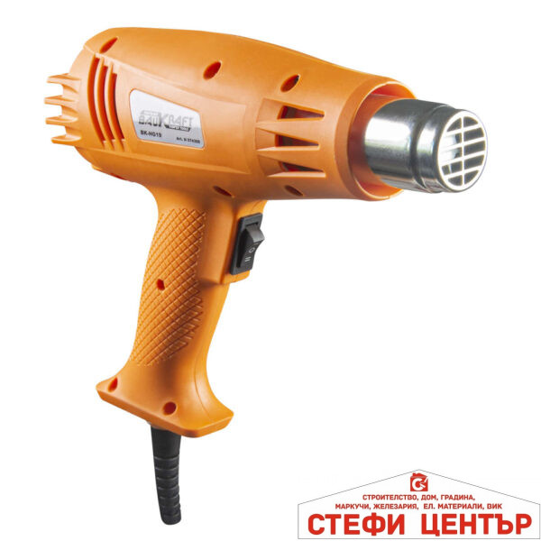 Пистолет за горещ въздух 2000W 2степ. BAUKRAFT BK-HG19