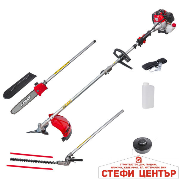 Коса бензинова с нож и корда сгъваема 4в1 2.2kW RAIDER RD-GBC25