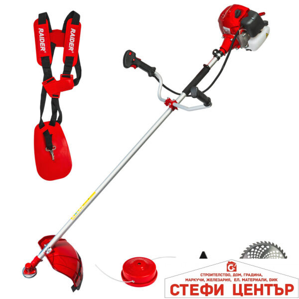 Коса бензинова с нож диск корда самар 2.2kW 28мм RAIDER RD-GBC27 2К