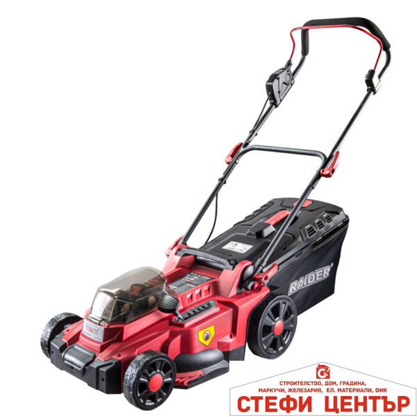 R20 Косачка безч. 40V 37cm 35L 6нива Solo 300m2 RAIDER PRO RDP-BCLM20