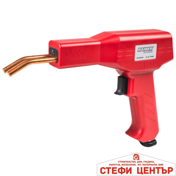 Поялник за пластмаса 60W 700°C LED200скоби аксес. RAIDER RD-HSPW01