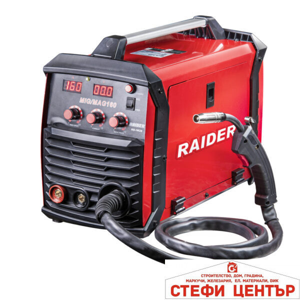 Инверторен електрожен 2в1 MIG/MAG&MMA 160A RAIDER RD-IW28