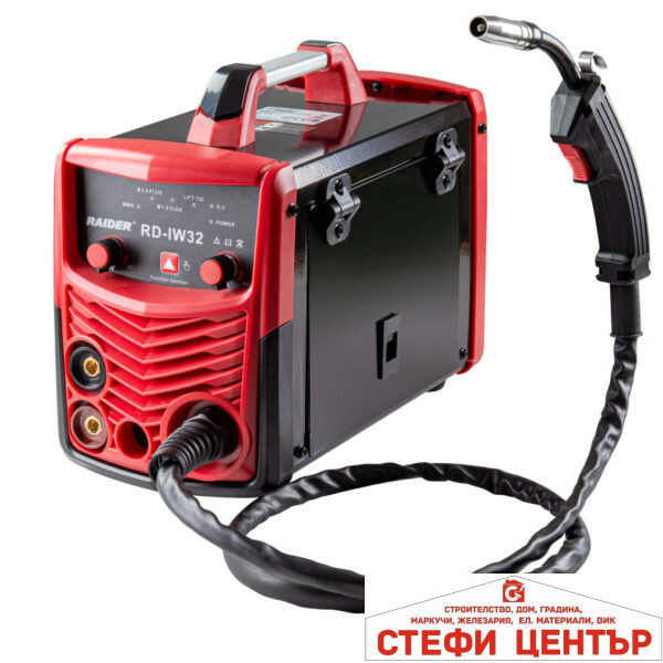 Инверторен електрожен 2в1 MIG/MAG gasless & MMA 120A RAIDER RD-IW32