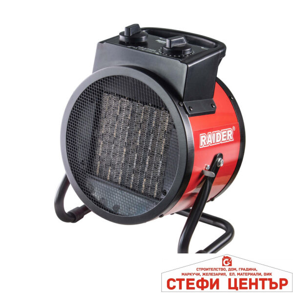 Калорифер електрически 3kW RAIDER RD-EFH08