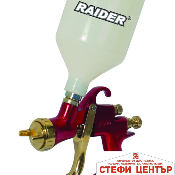 Пистолет за боя горно ø1.5mm 600ml 1/4" RAIDER RD-SG04
