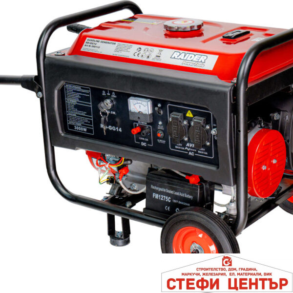 Генератор за ток бензинов 3kW ел. стартер RAIDER RD-GG14