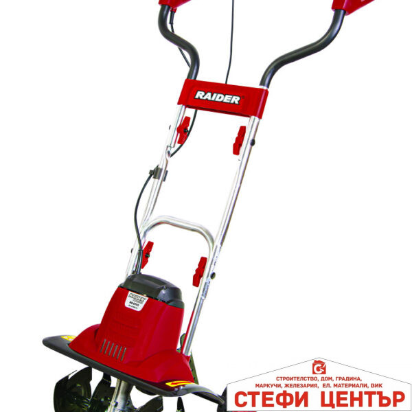 Мотофреза електрическа 1000W 365mm с колела RAIDER RD-ET03