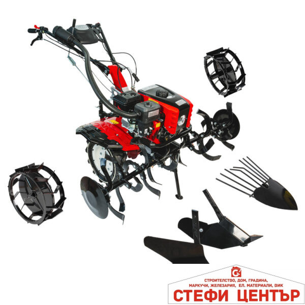 Мотофреза бензинова 5.2kW (7.0hp) 120cm фар 2+1 ск. RAIDER RD-T13