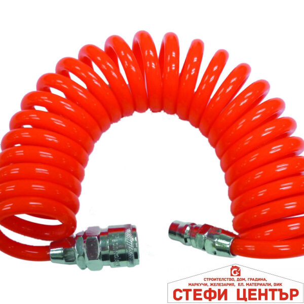 Маркуч за компр. ø10x14mm 15m с бързи връзки 1/4"M&F RD