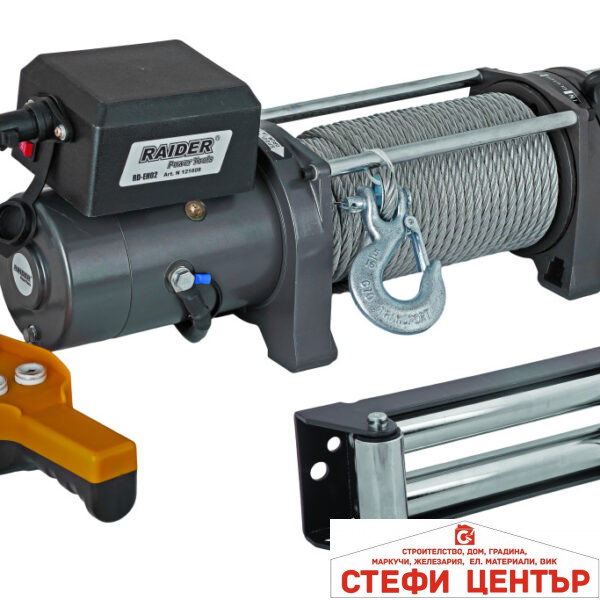 Автолебедка 12V 3628kg с въже 29m RAIDER RD-EW07