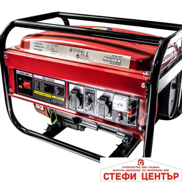 Генератор за ток бензинов 2kW RAIDER RD-GG02