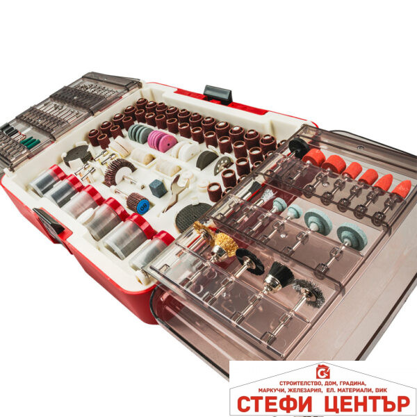 Аксесоари за шлифовалка 418бр. к-т в куфар