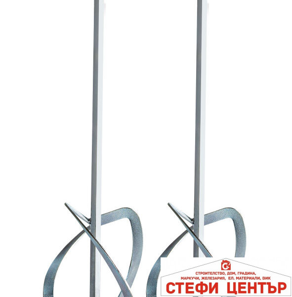 Бъркалки поцинковани ø125x600xHEX13mm к-т