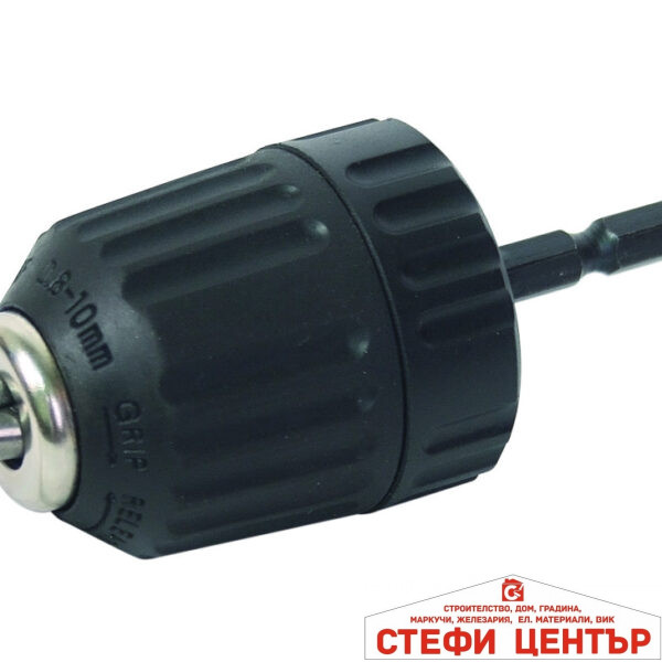 Патронник за борм. 3/8" 10mm самоз. пластм. + адапт. 1/4