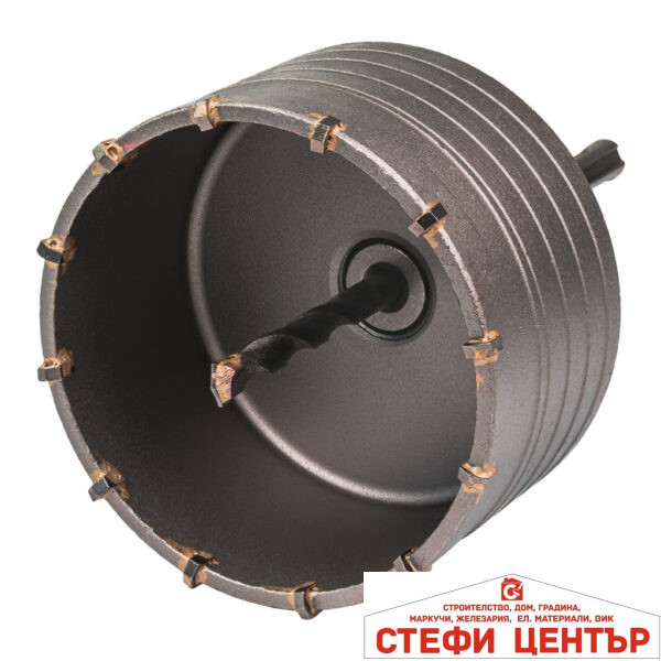 Боркорона за бетон ø100mm с водач SDS-plus