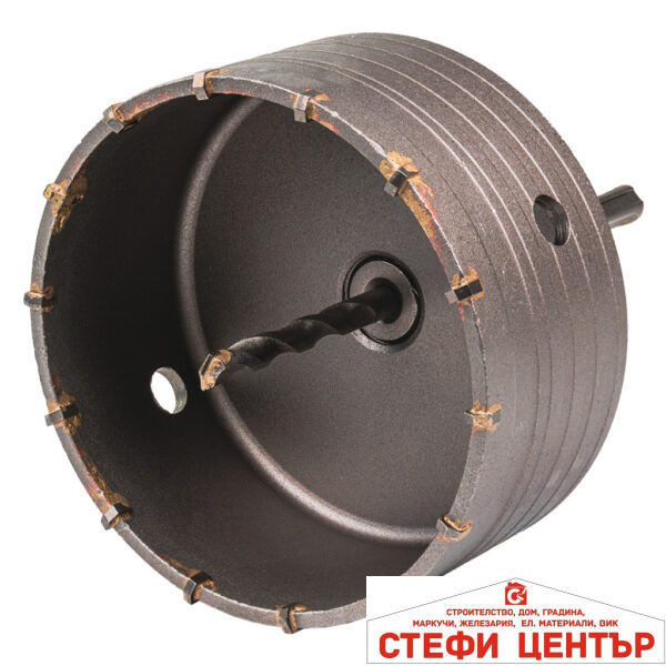 Боркорона за бетон ø120mm с водач SDS-plus