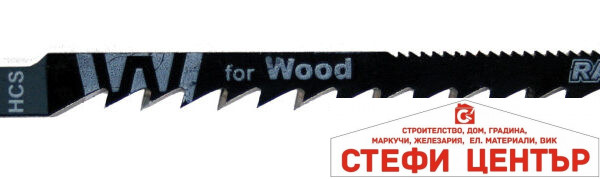 Нож за зеге за дърво "T" 100(75)4.0mm 2бр. RAIDER RD-WT244DS