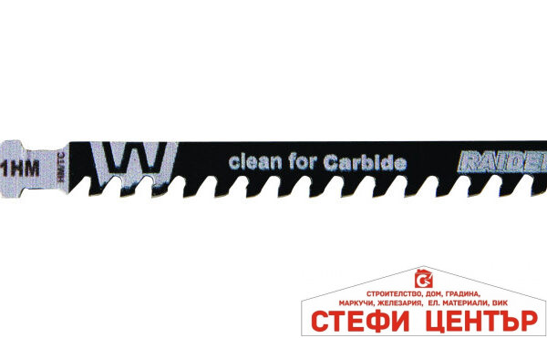 Нож за зеге Carbide "T" 100(75)4.3mm 1бр. RAIDER RD-CT141HM
