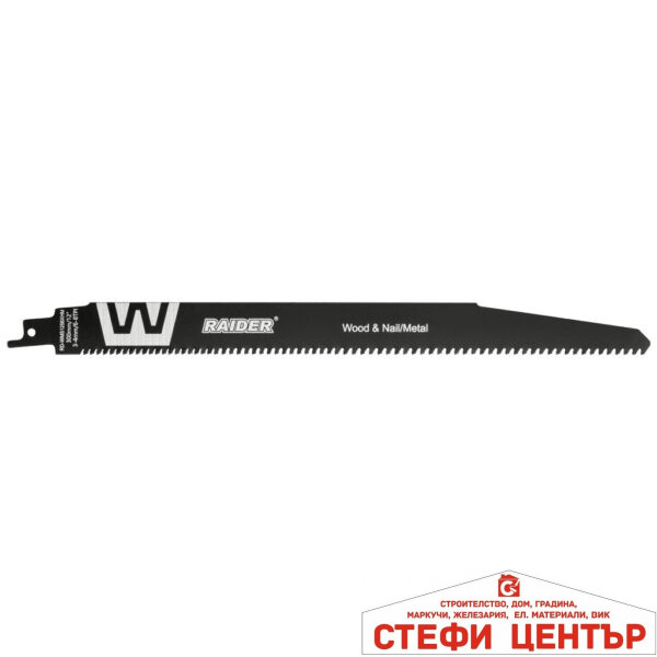 Нож за саблен трион W&M 300mm 3-4mm 6-8TPI RAIDER RD-WMS1256XHM