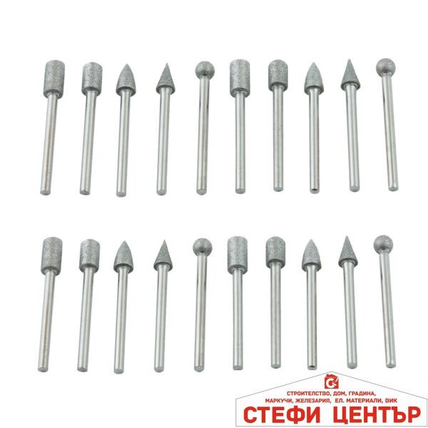 Борчета диамантени ø3 20бр к-т