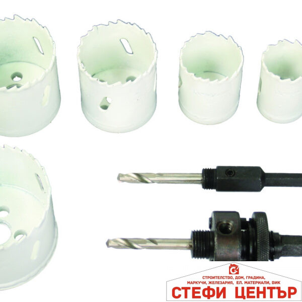 Боркорони биметални ø22-64mm 9 части к-т