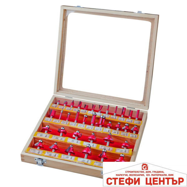 Фрезери за оберфреза ø8mm к-т 35бр